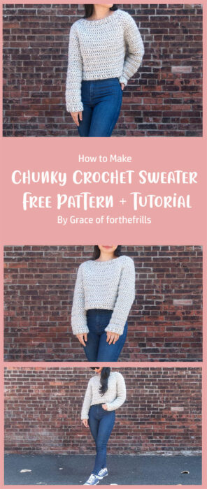 Stylish Crop Sweater Free Crochet Pattern & Tutorial Ideas (Part 2 ...
