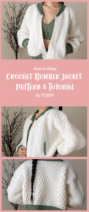 Best Bomber Jacket Free Crochet Pattern & Tutorial Ideas ...