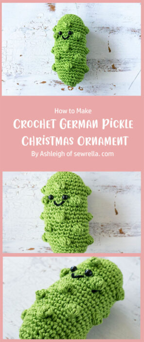 Pepe the Pickle (Grim Grinning Pickle) FREE PATTERN