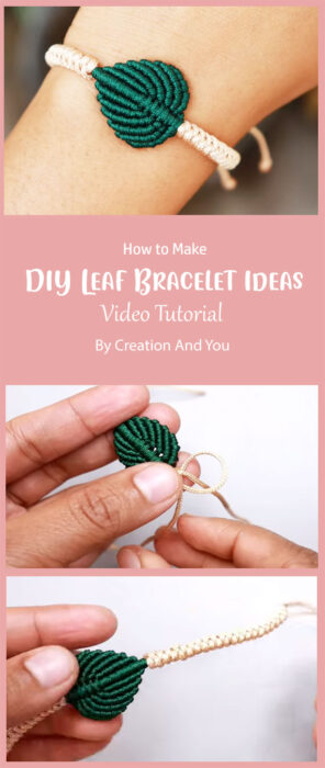 DIY Leaf Bracelet Ideas By Creation And You