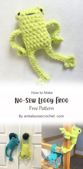 No-Sew Leggy Frog By anitalouisecrochet. com