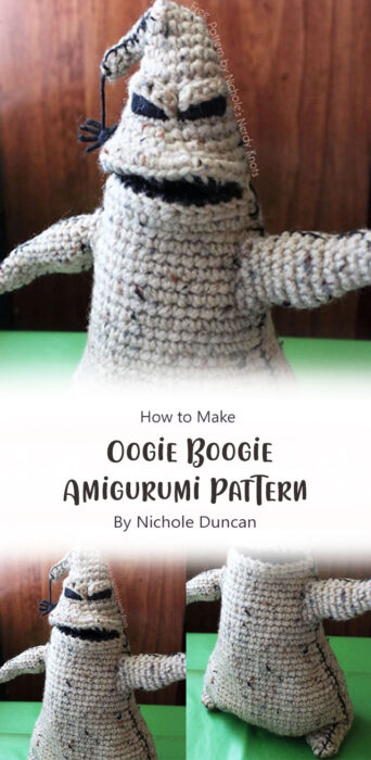 Oogie Boogie Amigurumi Pattern By Nichole Duncan