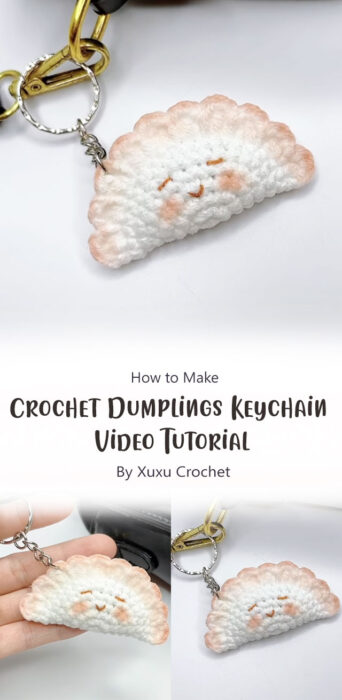 Crochet Dumplings Keychain By Xuxu Crochet