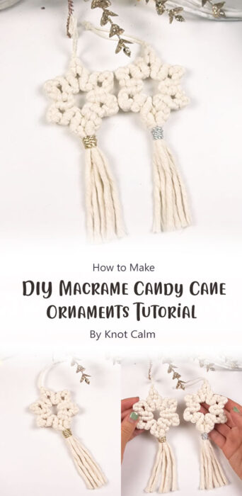 Macrame Star Ornament Tutorial By BOCHIKNOT