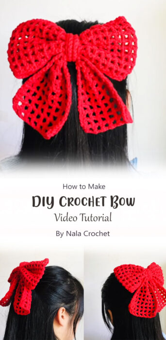 DIY Crochet Bow By Nala Crochet