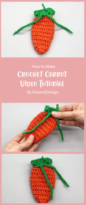 Crochet Carrot Tutorial By Dream9Design